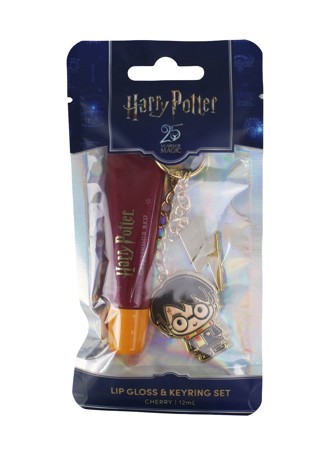 Harry Potter Lip Gloss and Keyring Set - Cherry