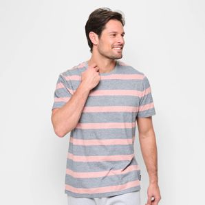 Mens Australian Cotton Stripe Sleep T-Shirt - Maxx product image
