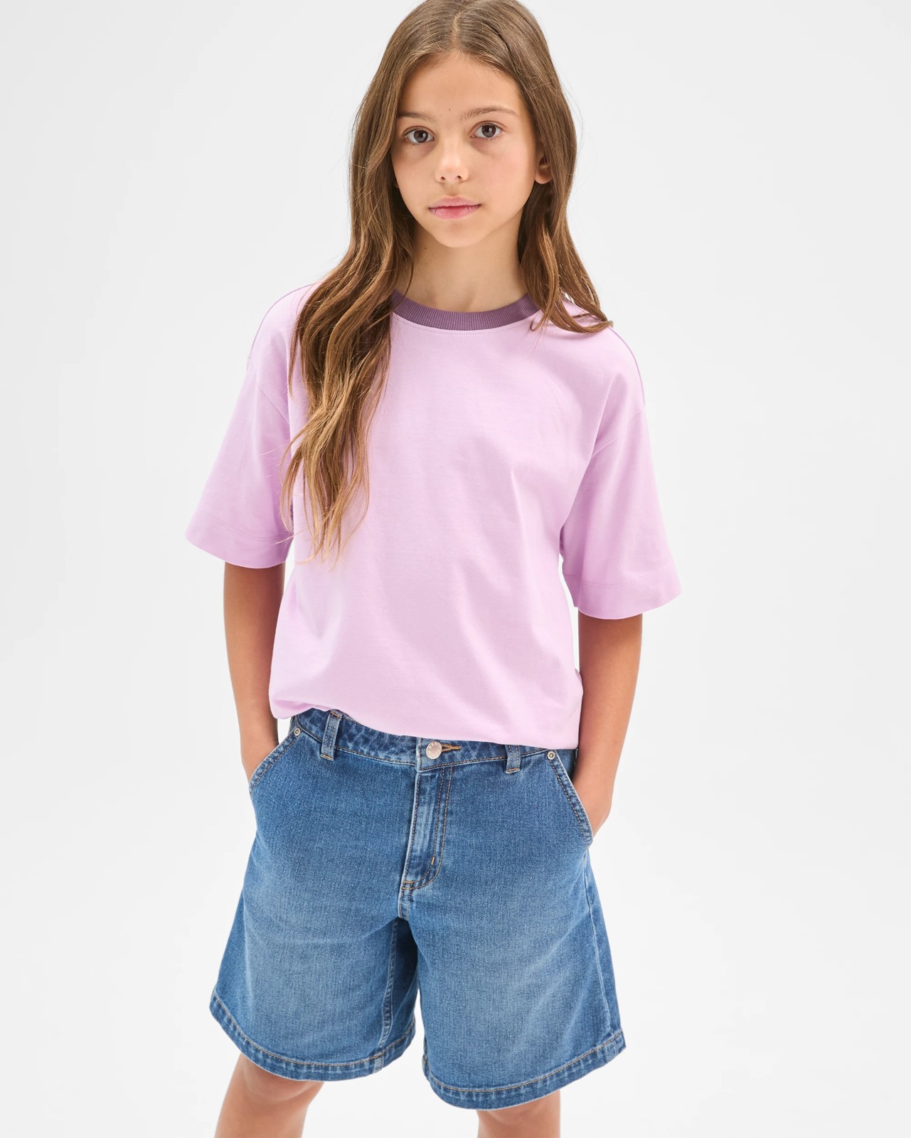 Cotton Bermuda Denim Jorts 3 of 5