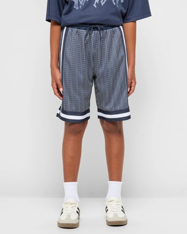 Active Basketball Stripe Shorts