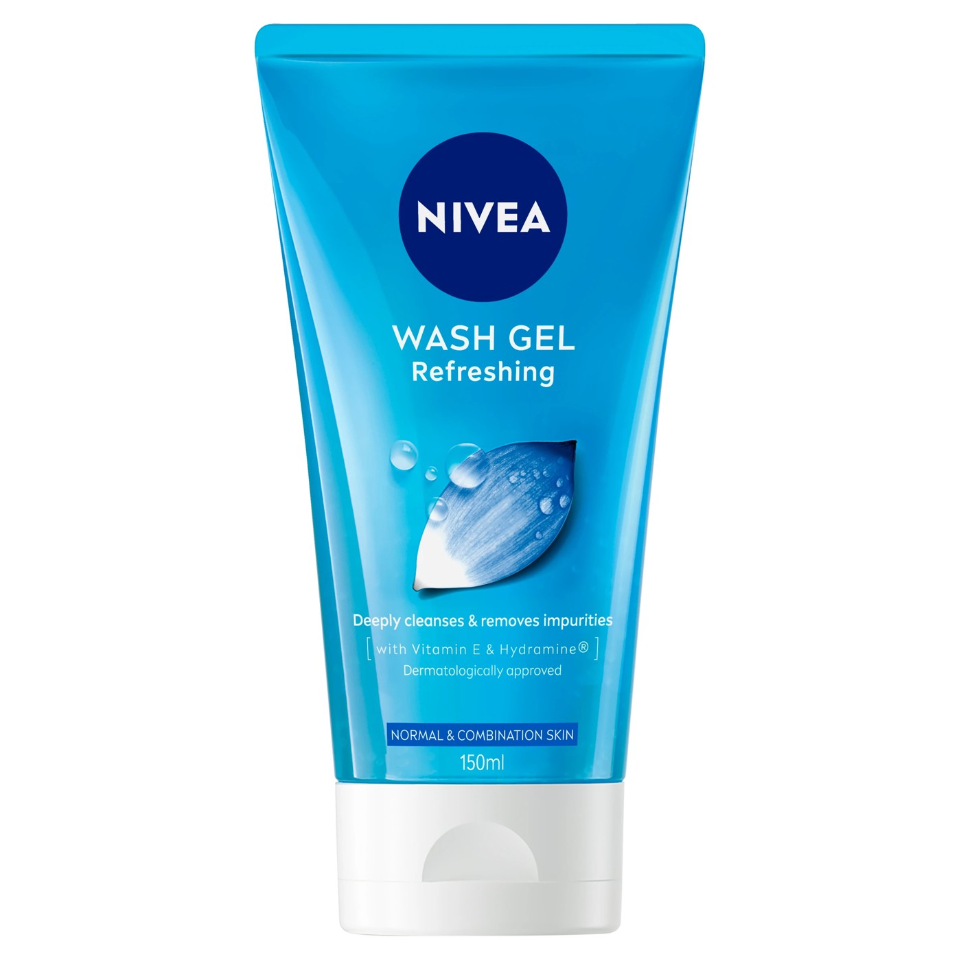 Nivea Refreshing Wash Gel 150ml - Hydramine and Vitamin E 3 of 6