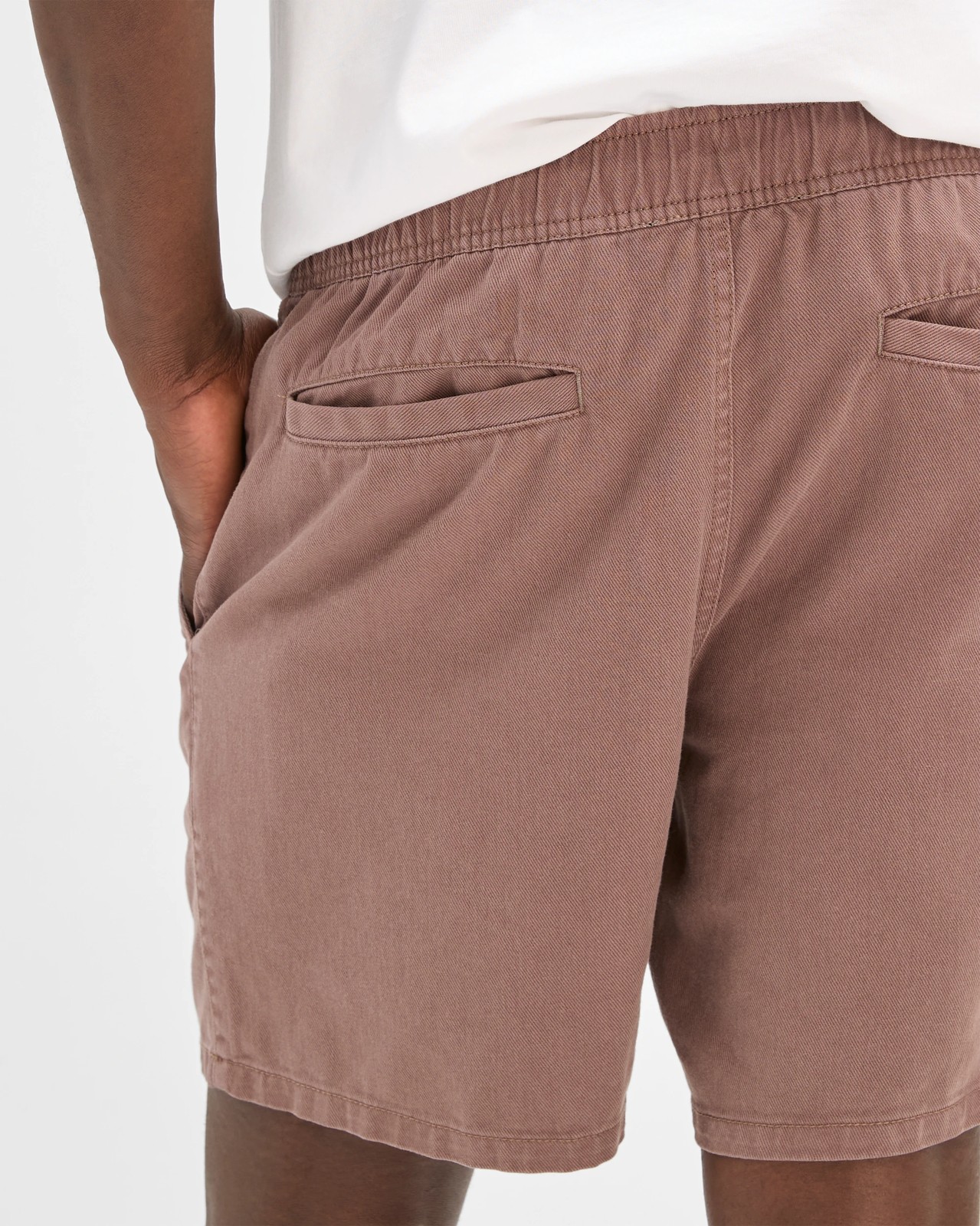 Commons Australian Cotton Twill Volley Shorts - Brown 6 of 6