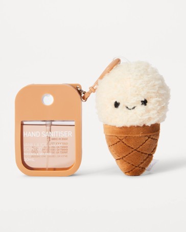 OXX Bodycare Hand Sanitiser with Decoration 30ml - Vanilla Ice Cream Scented