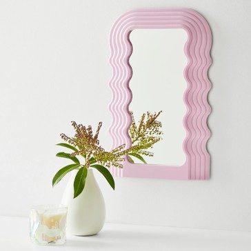 Wavy Mirror, Lilac - Anko