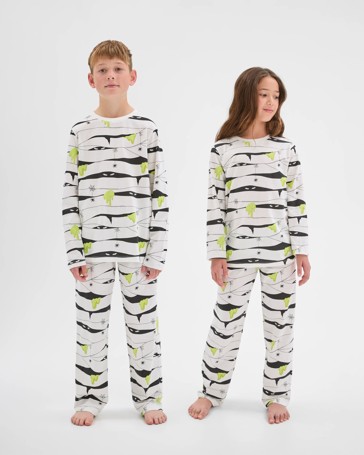 Sibling Matching Australian Cotton Older Kids Pyjama Set