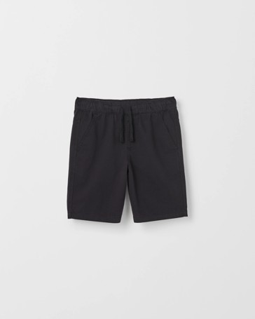 Elastic Waist Chino Shorts