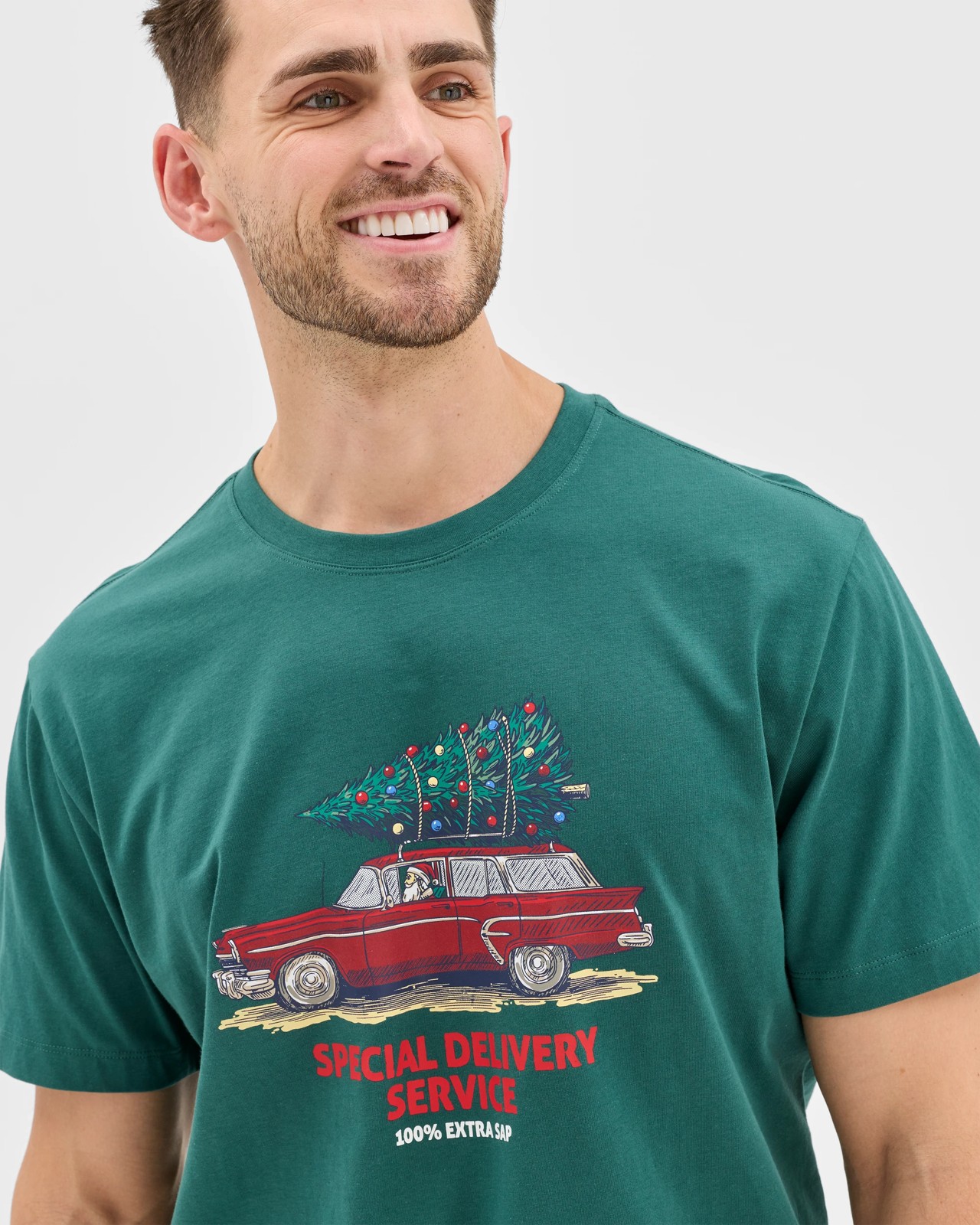 Australian Cotton Relaxed Fit Christmas T-Shirt 3 of 5