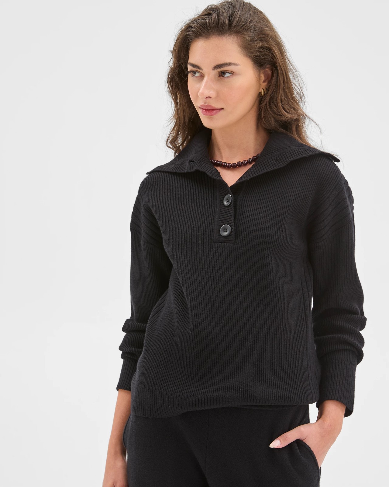 Petites Clean Knit Rib Jumper 3 of 5