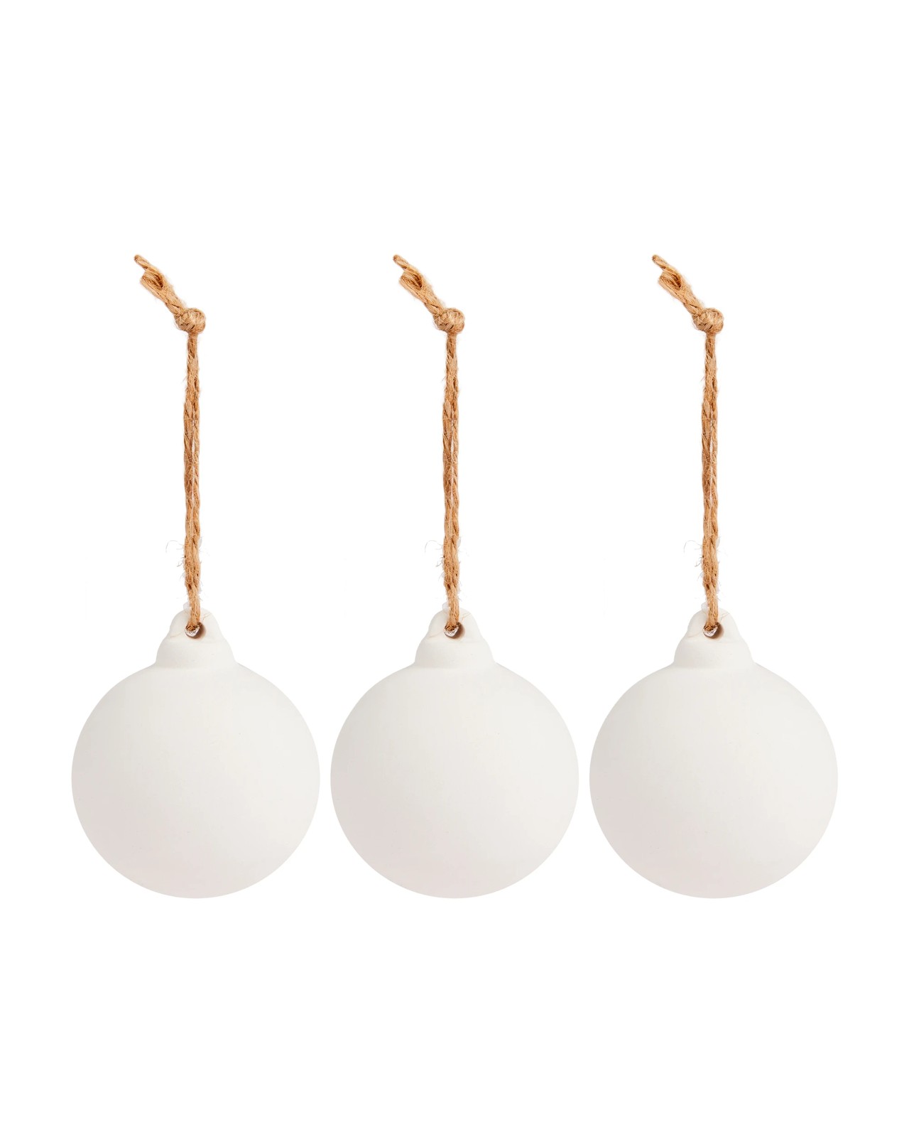 Anko 3 Pack Christmas Craft Paint Your Own Ceramic Baubles 2 of 3