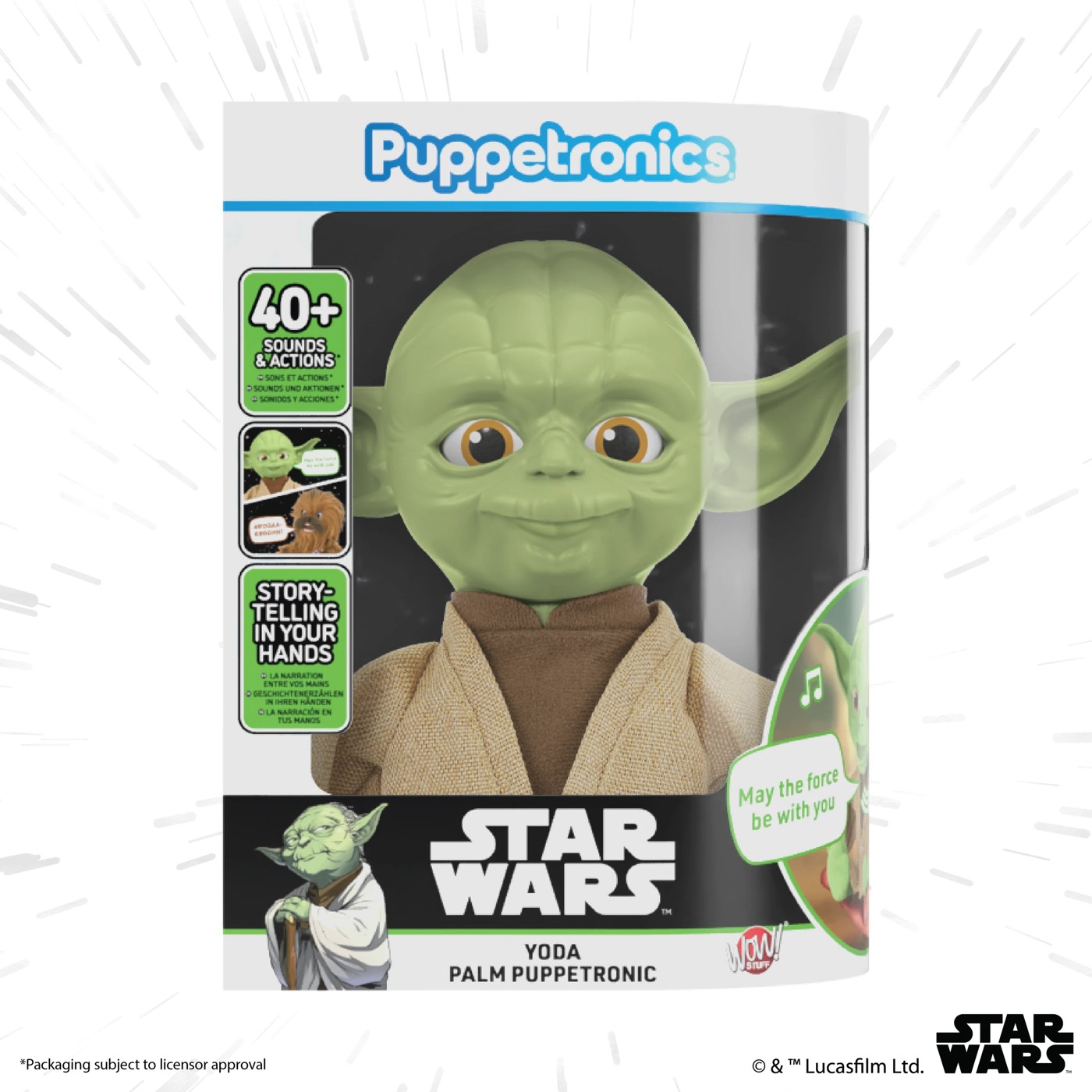 Star Wars Yoda & Wicket Palm Puppetronic - Assorted 4 of 5