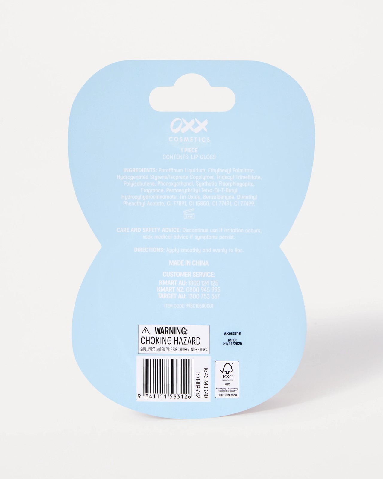 Lip Gloss, Cherry Bomb Scented - OXX Cosmetics 6 of 6