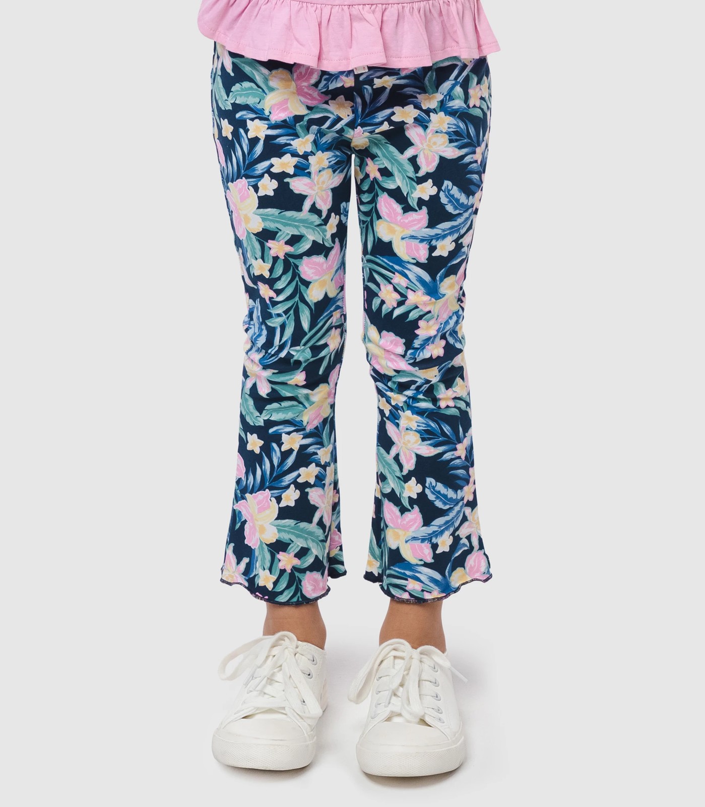Piping Hot Floral Flare Leggings