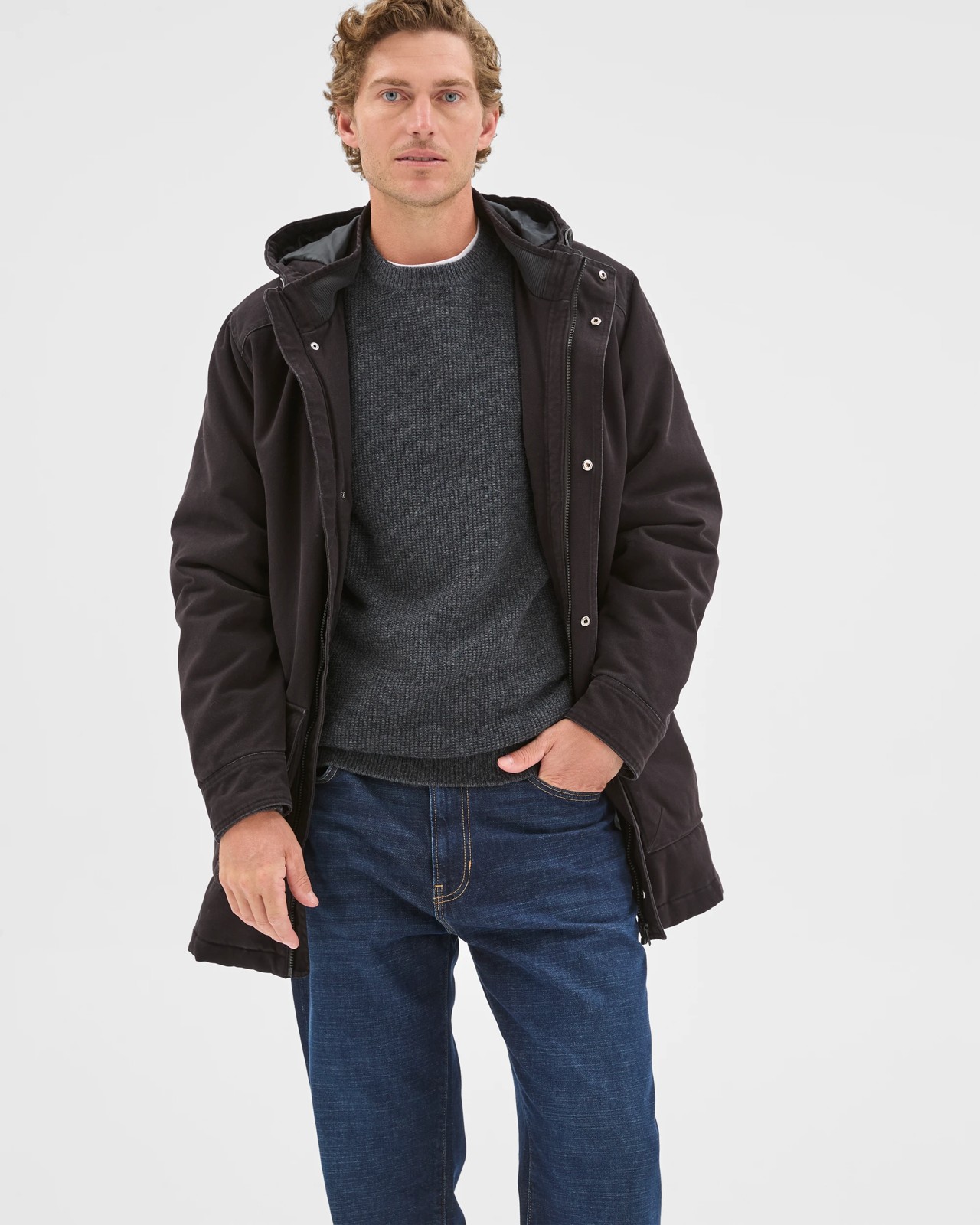 Australian Cotton Canvas Parka Jacket 2 of 5