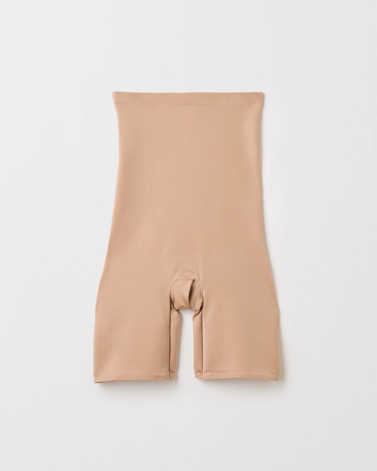 Barely There No Visible Panty Line High Waisted Thigh Shaper Shorts - Latte 6 of 6