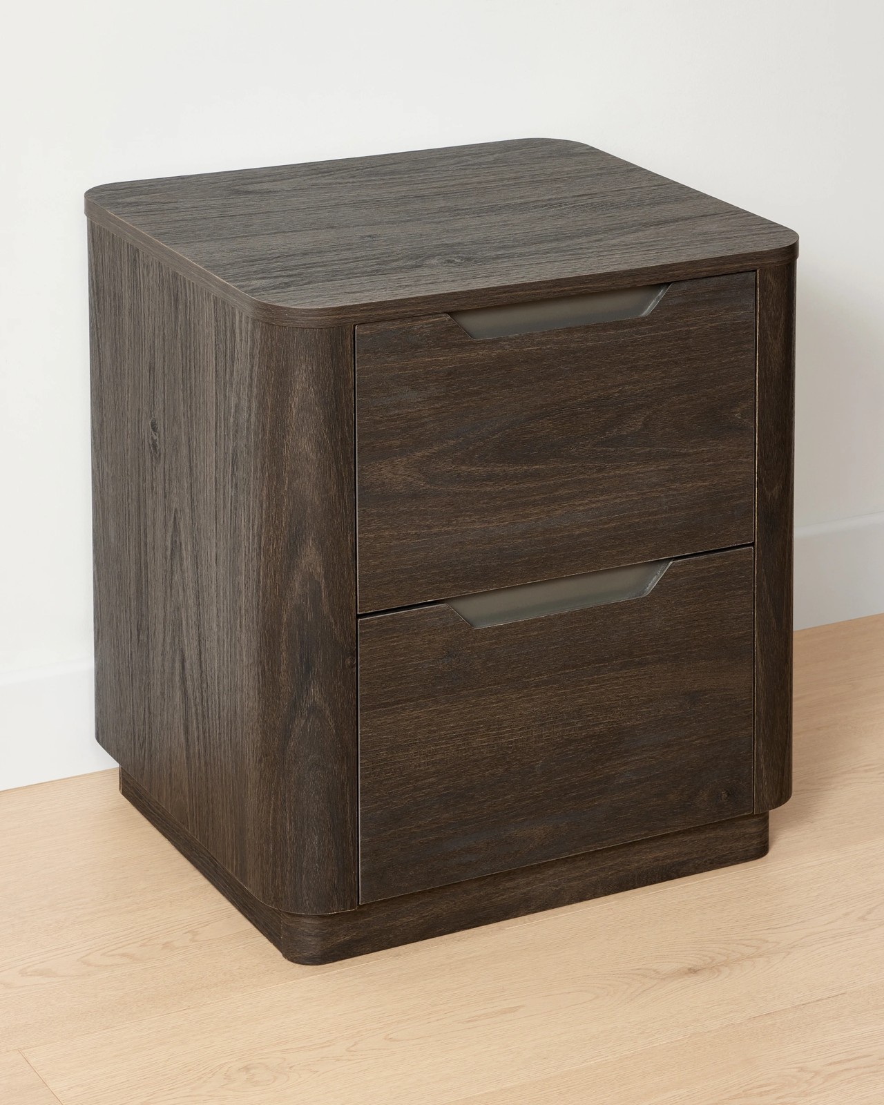 Anko Miles 2 Drawer Bedside Table - Walnut 3 of 5