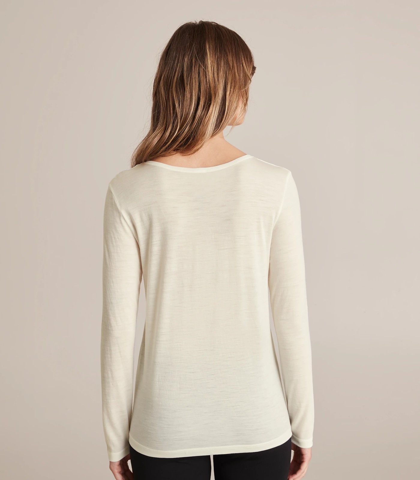 Extra Fine Australian Merino Wool Thermal Long Sleeve Spencer