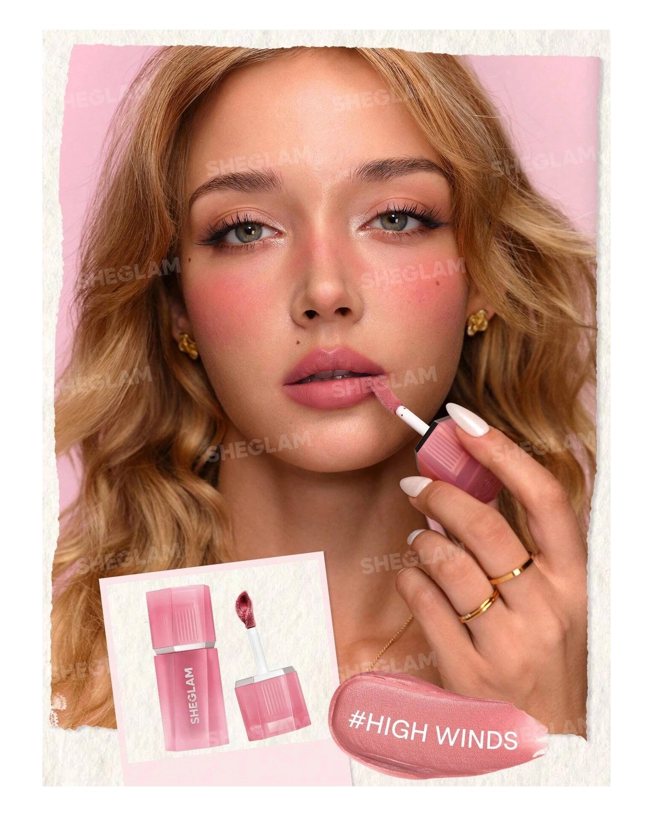 SHEGLAM Air Plush Lip & Cheek Cream - High Winds 2 of 5