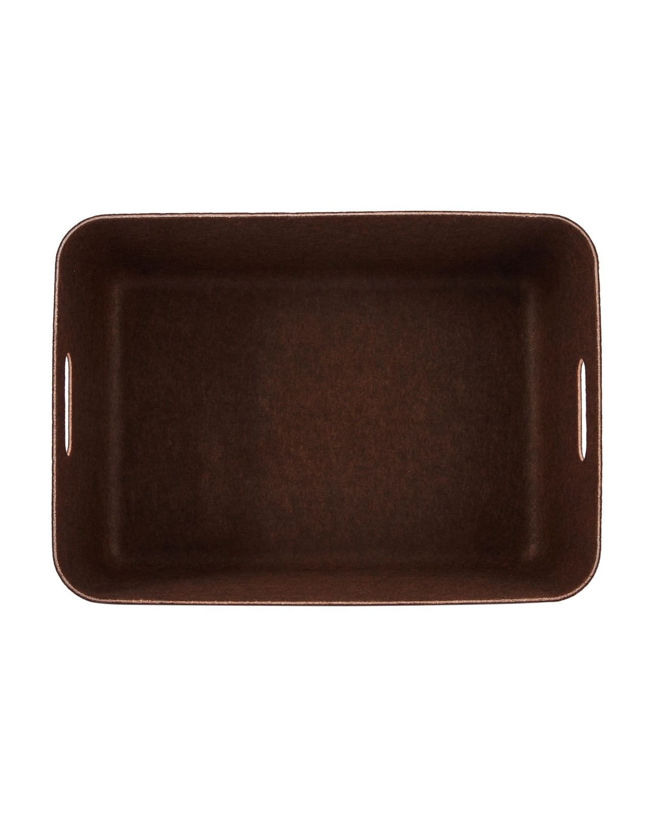 Anko Moulded Felt Basket - Chocolate 4 of 5