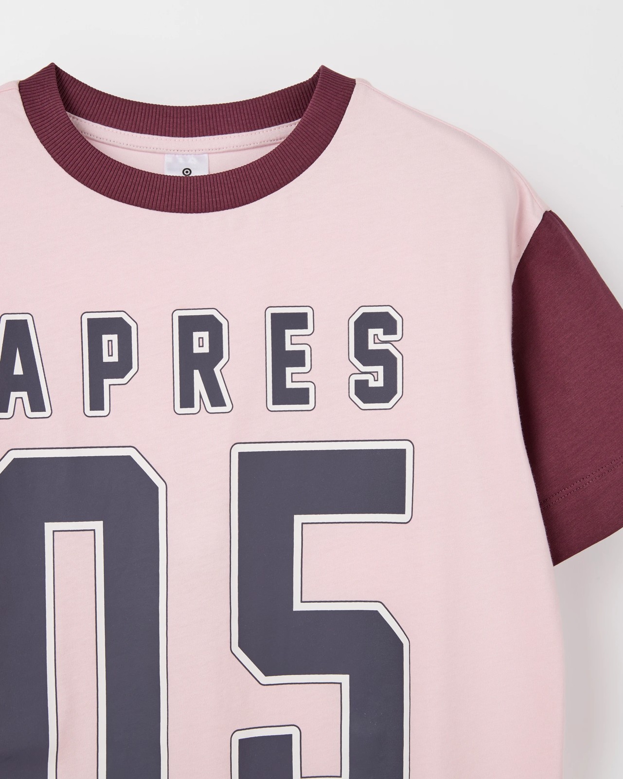 Australian Cotton Longline Print T-Shirt - Pink 6 of 6