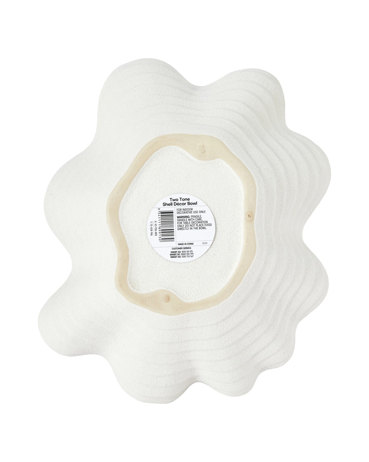 Anko Two Tone Shell Decor Bowl 5 of 5