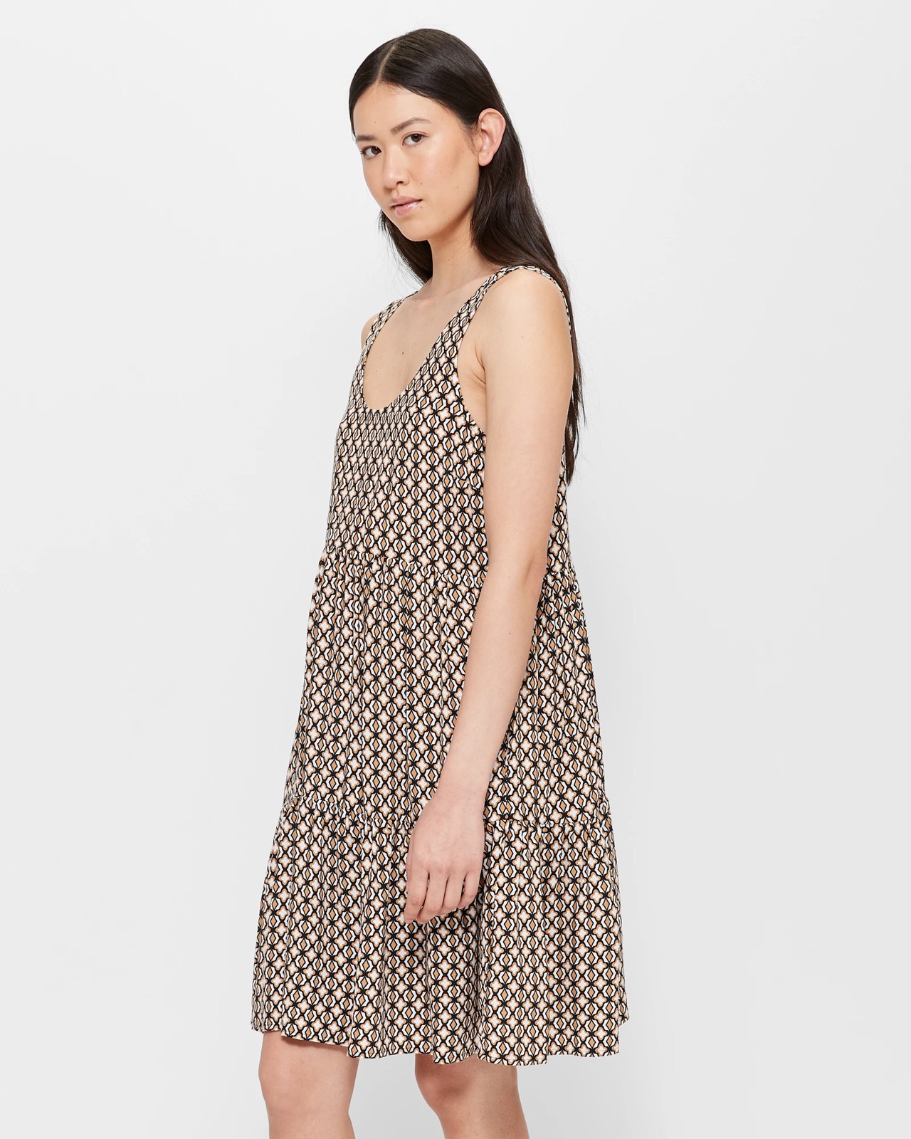 Sleeveless Mini Tiered Dress 3 of 5