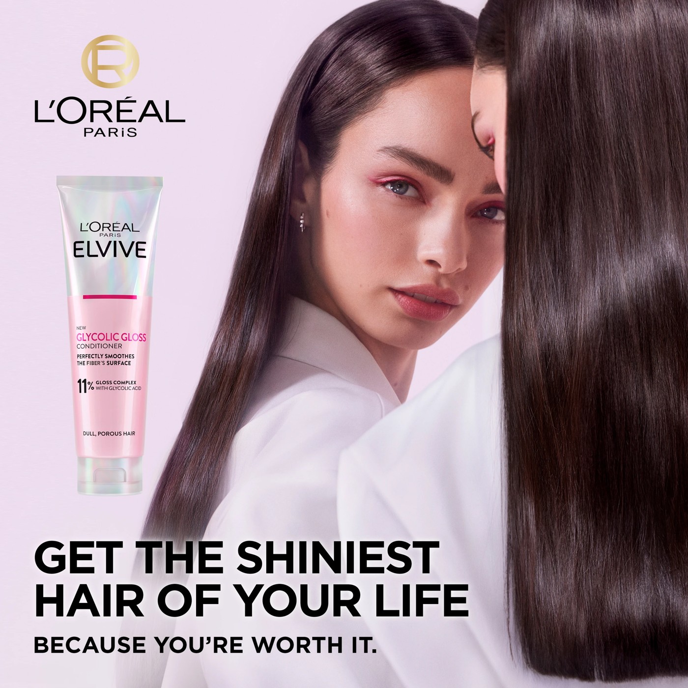 L'Oreal Paris Elvive Glycolic Gloss Conditioner 150ml - Glycolic Acid 3 of 6