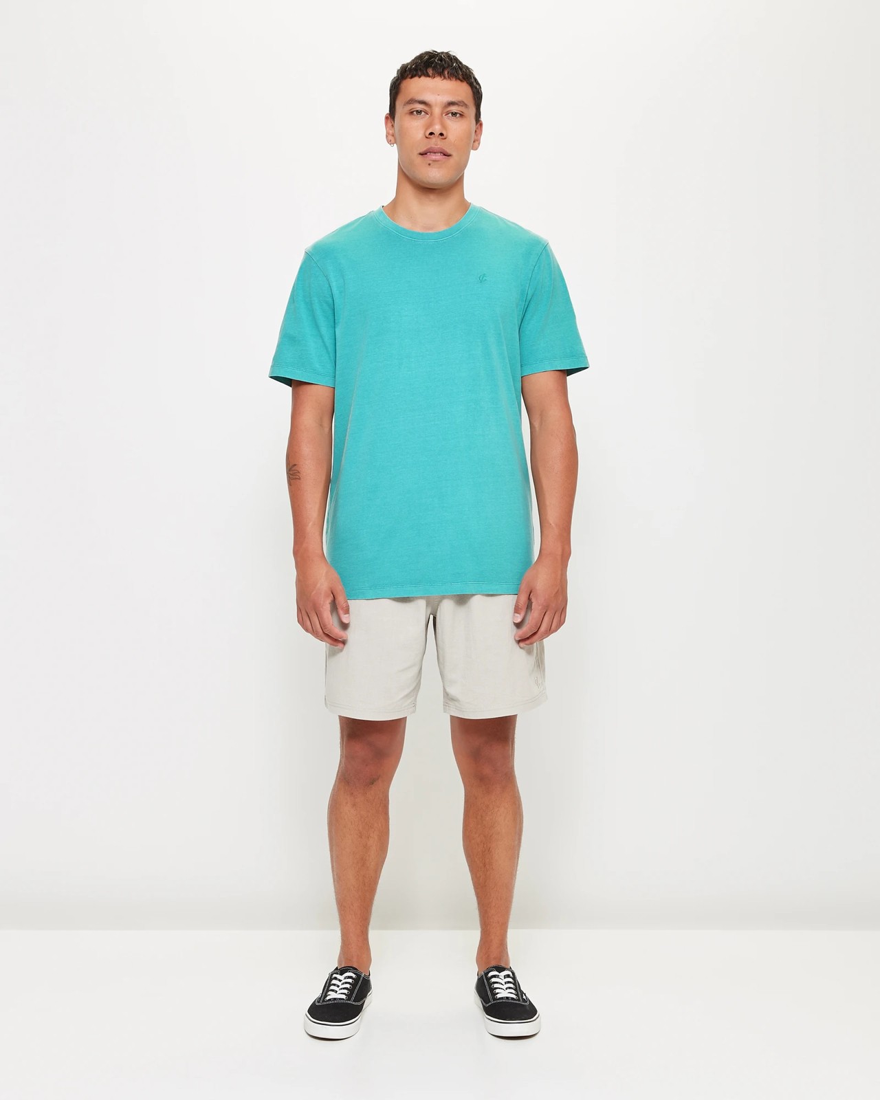 Commons Garment Dye T-Shirt - Teal | Target Australia