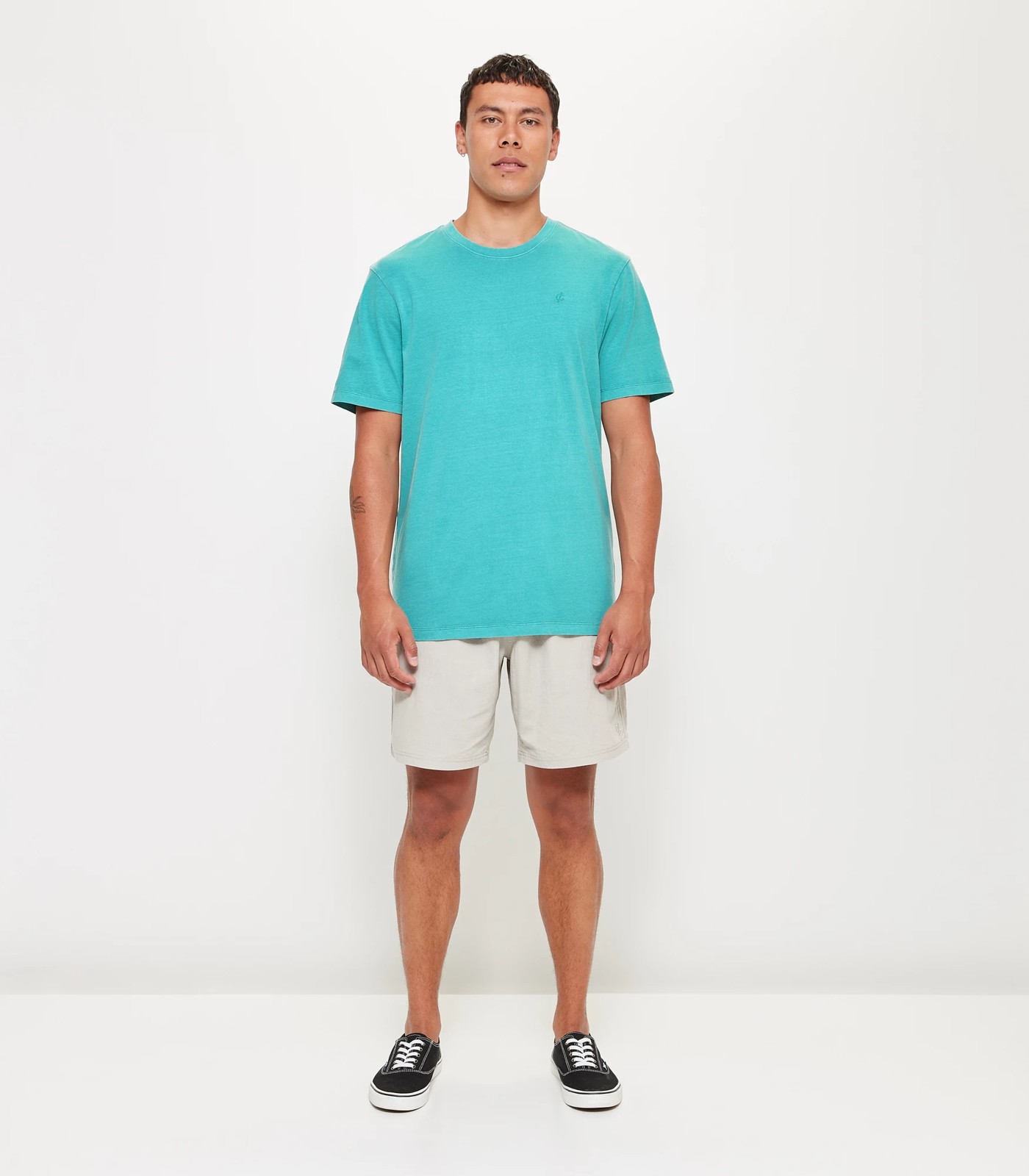 Commons Garment Dye T-Shirt - Teal | Target Australia