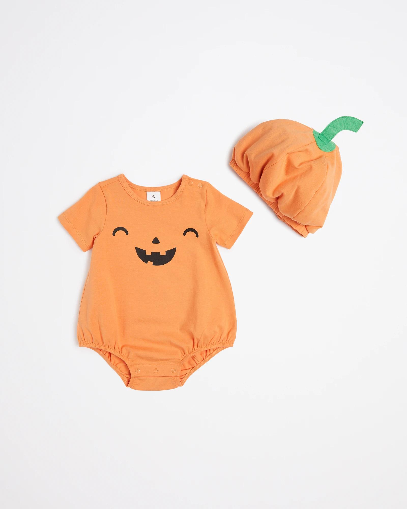Baby Halloween Pumpkin Bodysuit with Hat Target Australia
