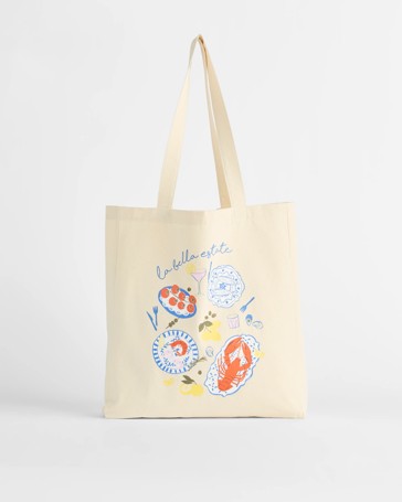 Canvas Shopper Tote Bag