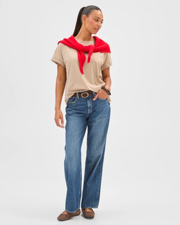 Australian Cotton Oversized Boxy T-Shirt