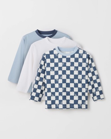 Australian Cotton 3 Pack Long Sleeve T-Shirts