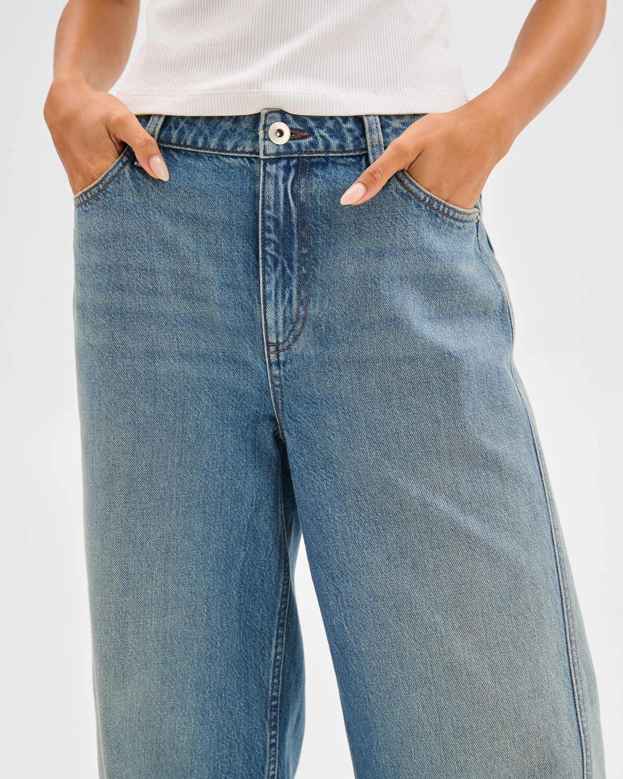 Lily Loves Barrel Leg Denim Jeans 6 of 6