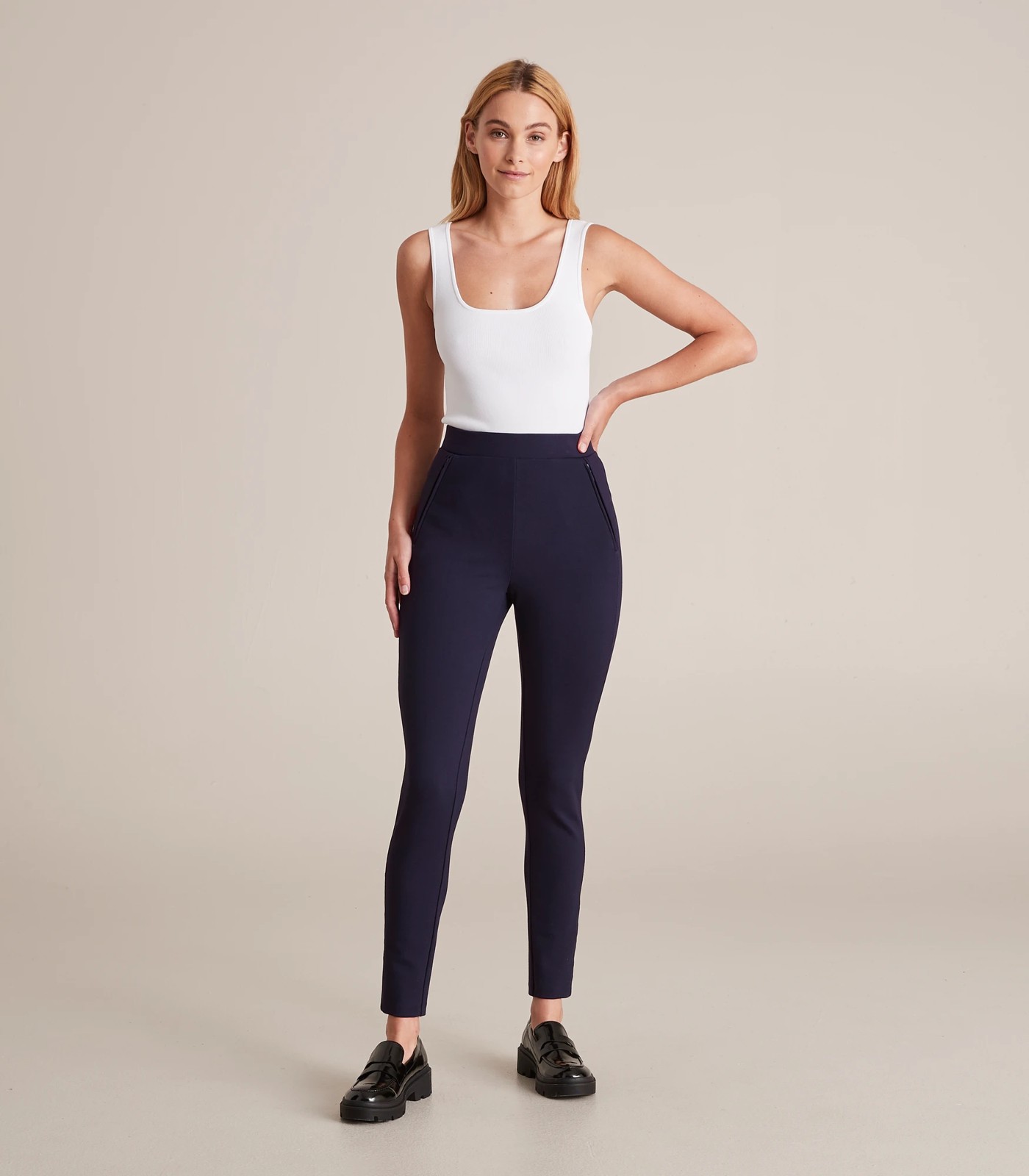 Target navy outlet leggings