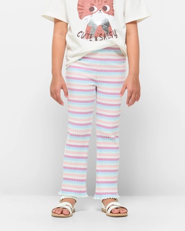 Australian Cotton Rib Flare Leggings
