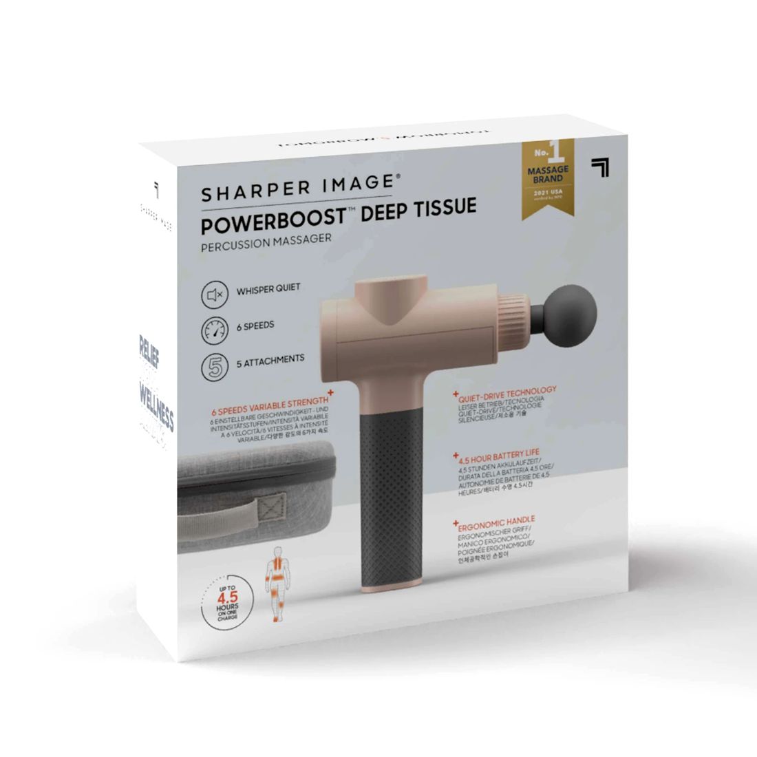 Sharper Image Powerboost™ Deep Tissue Percussion Massager Target