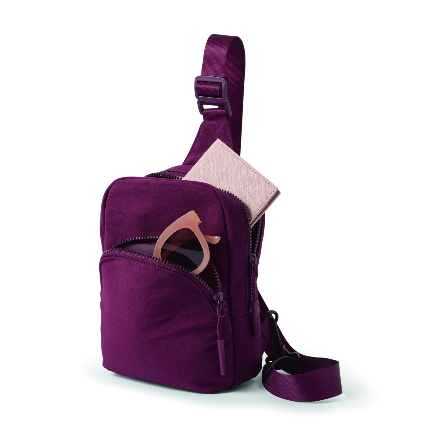 Anko Travel Sling Bag - Burgundy 2 of 6