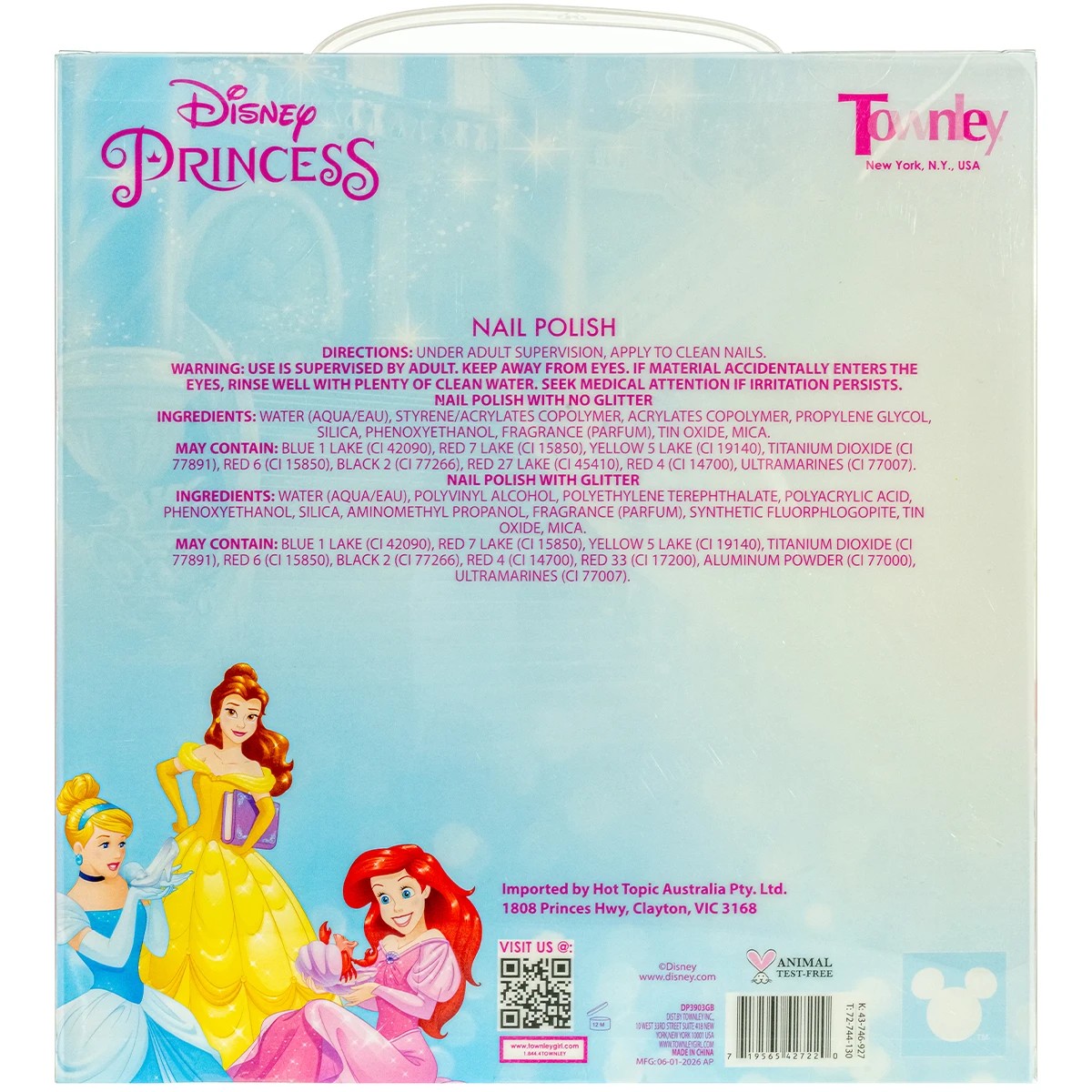 Disney Princess 18 Piece Nail Polish Set 3 of 5