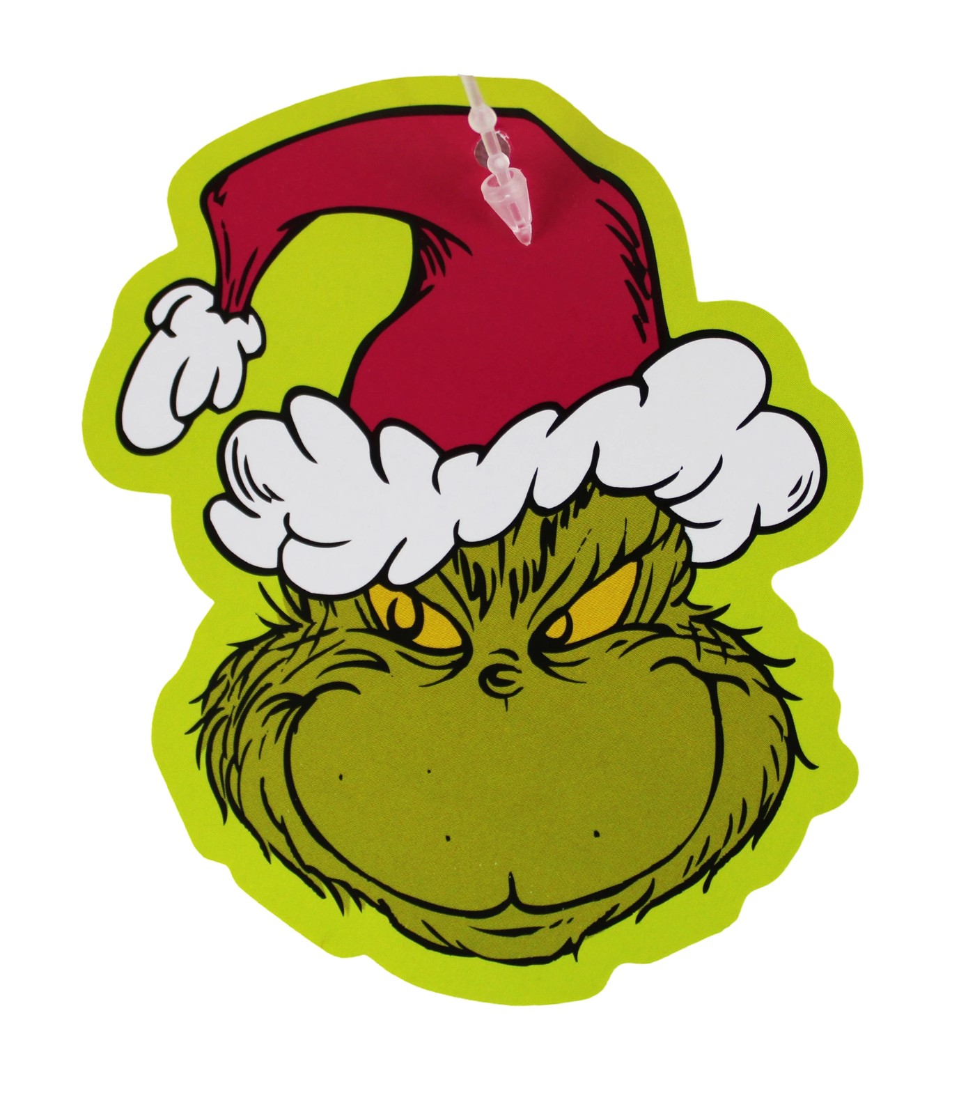 Dr. Seuss The Grinch Fluffy Cosmetic Train Case - Green 2 of 4