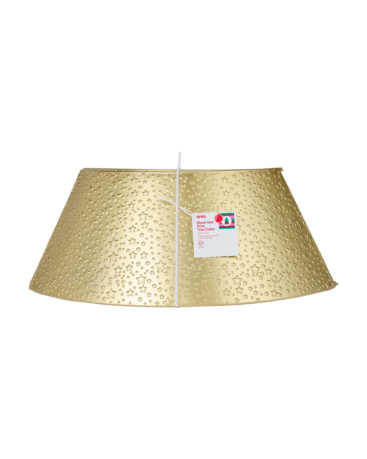 Anko Metal Star Print Tree Collar -  Gold Look 5 of 5