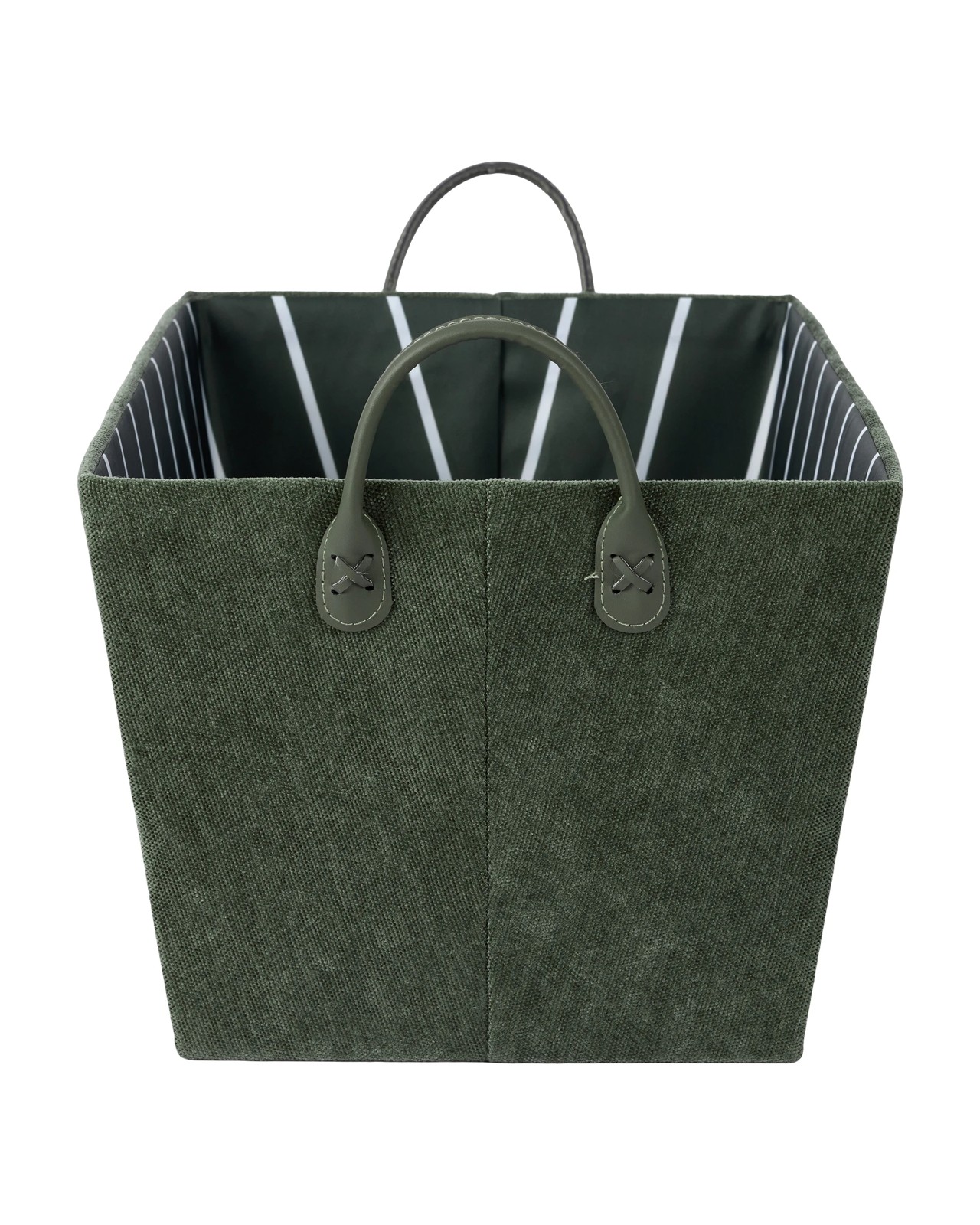 Anko Tapered Chenille Basket - Green 2 of 5