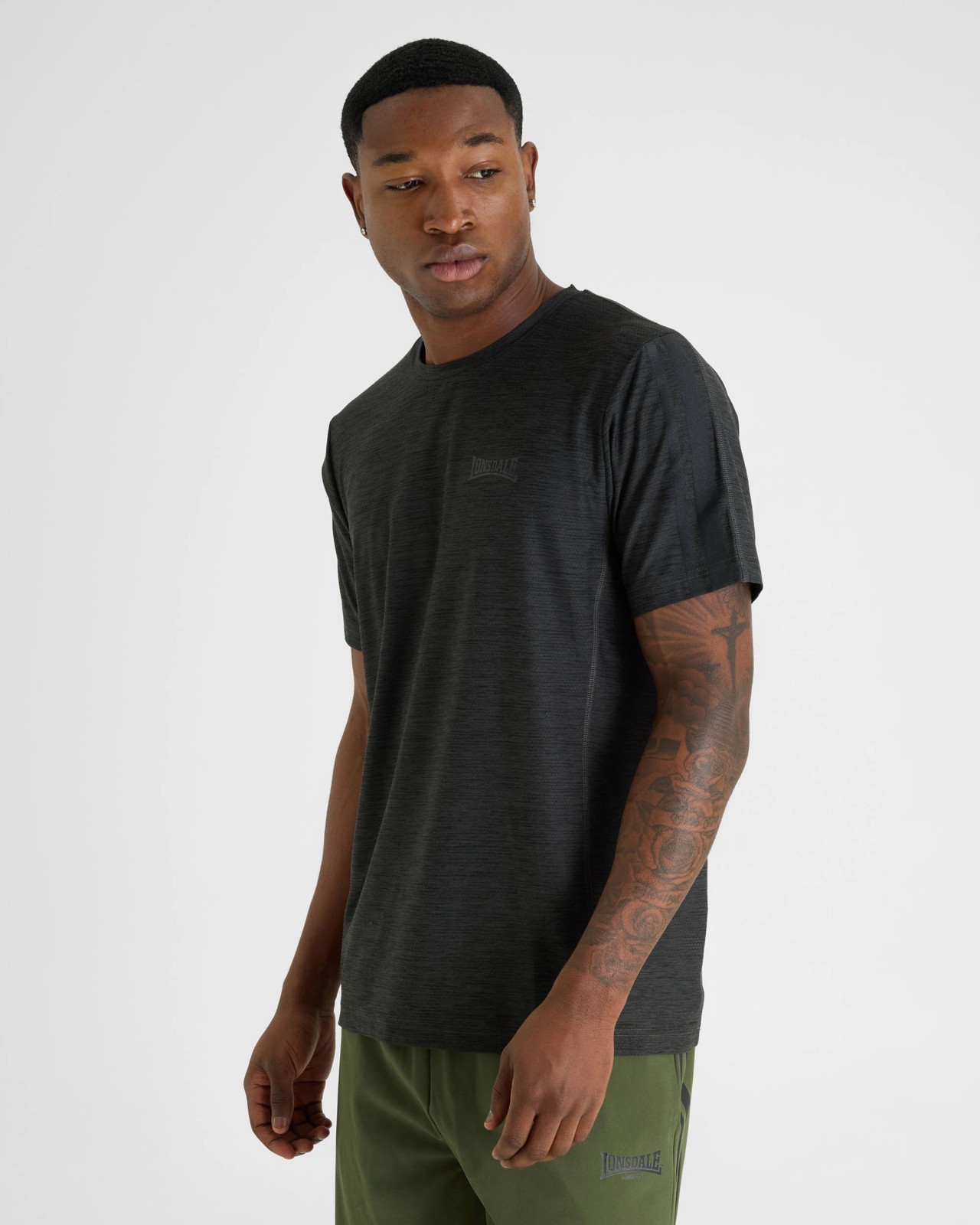 Lonsdale London Active T-Shirt - Black 4 of 5