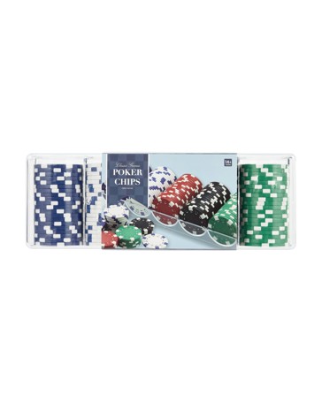 100 Piece Classic Games Poker Chips
