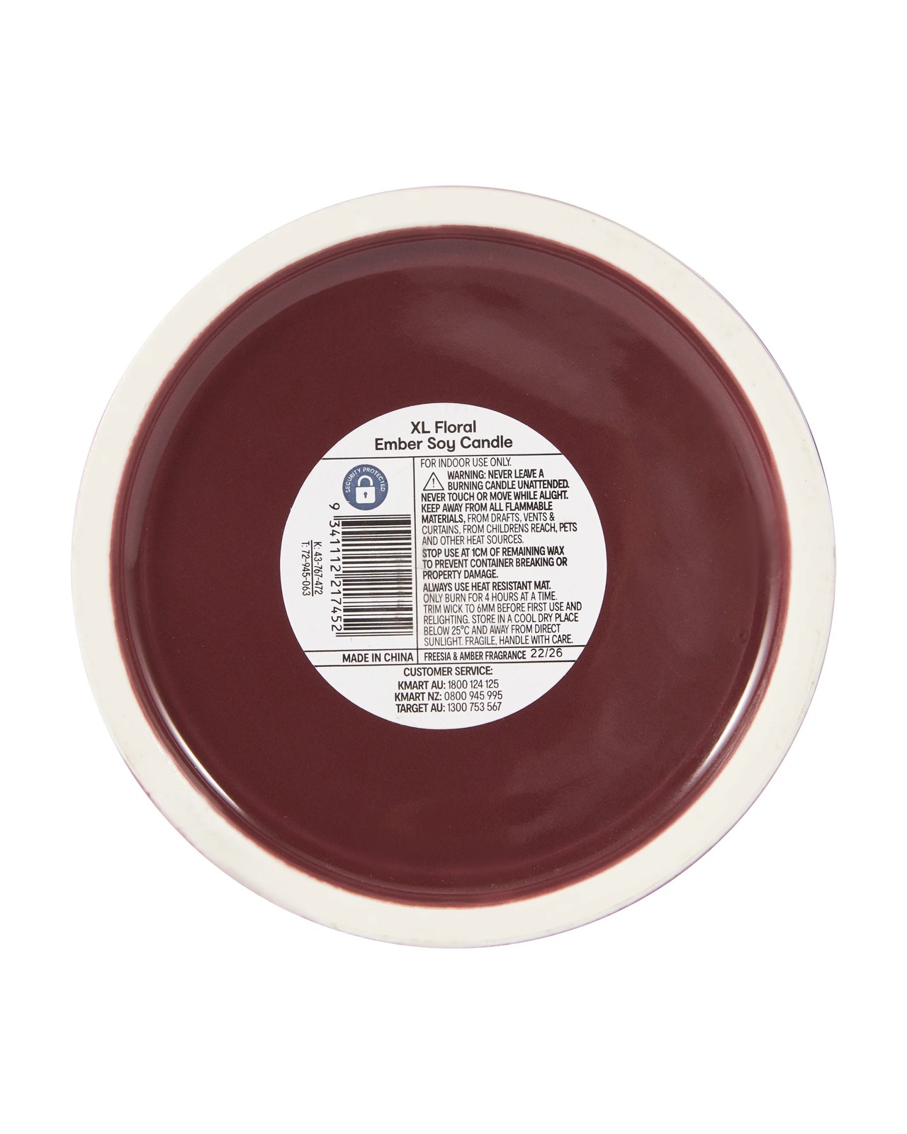 Anko XL Floral Ember Soy Candle 5 of 5