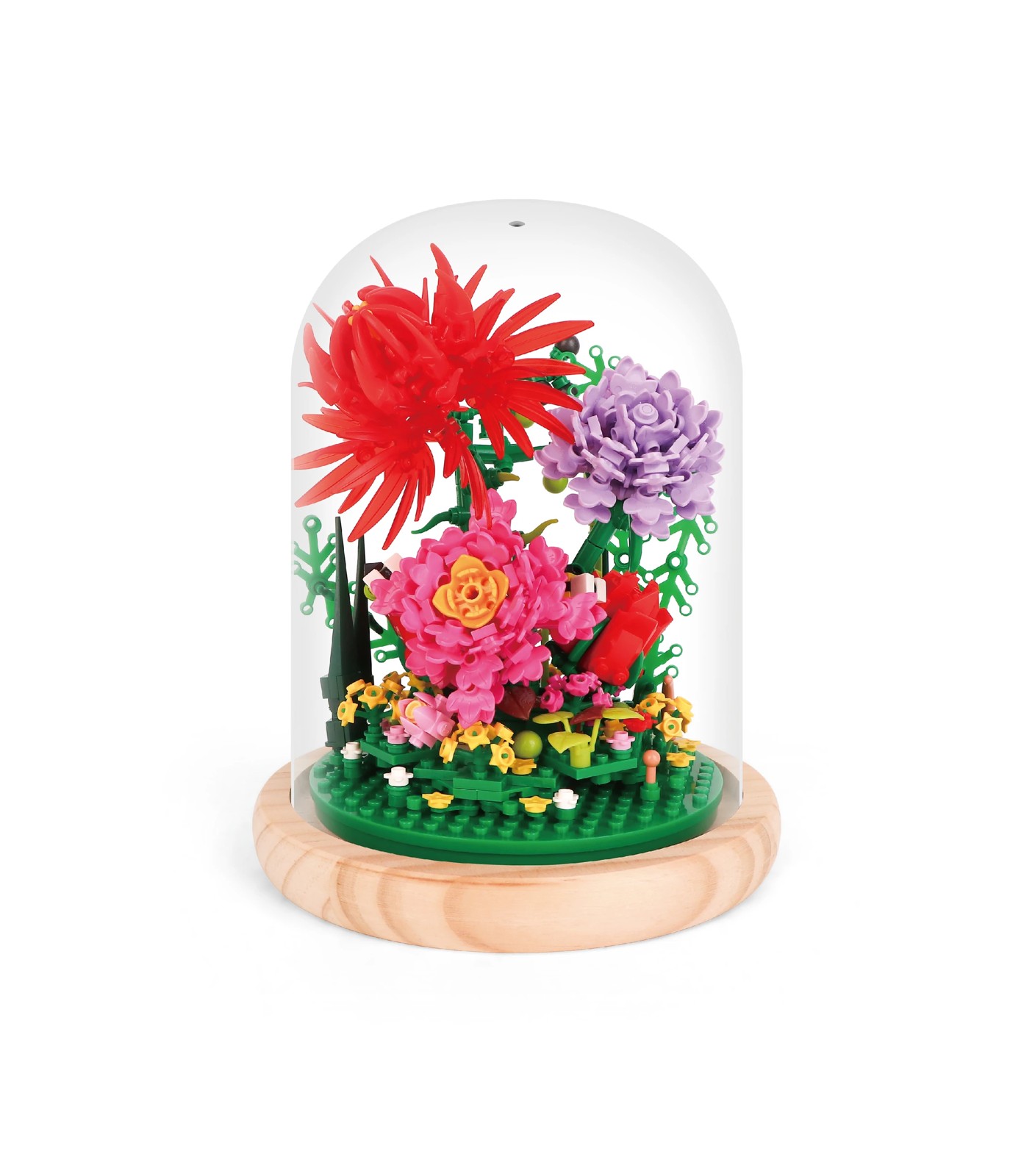 622 Piece Mini Blocks Flower Series: Bouquet in Dome 2 of 3
