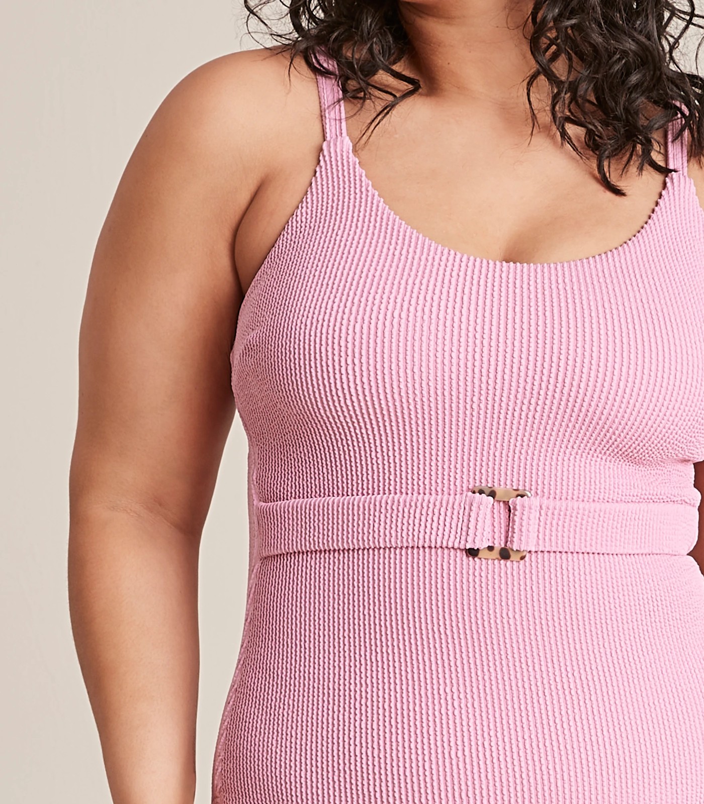 Crinkle One Piece Scoop Belted Swim Bathers Target Australia