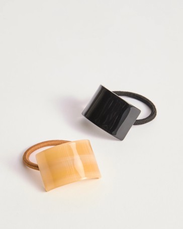 2 Pack Resin Hair Ties