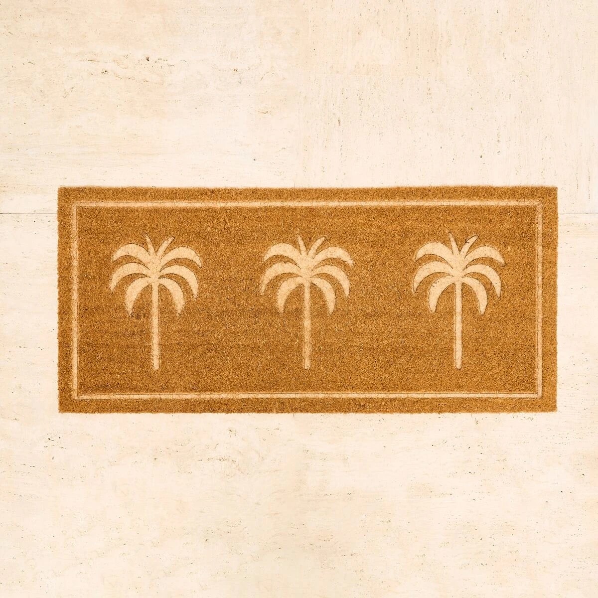 Anko Palm Debossed Door Mat - 100cm x 45cm 4 of 5