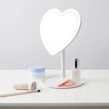 Heart Shaped LED Mirror - Anko