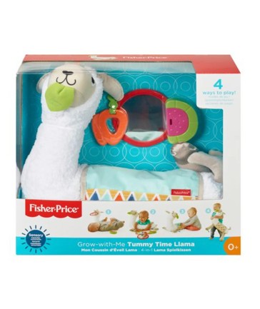 Fisher-Price Grow-with-Me Tummy Time Llama